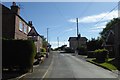 Approaching the crossing on Lodge Lane