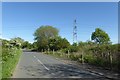 Road beside the railway