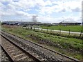 View from a Chester-Holyhead train - The Beeches industrial estate