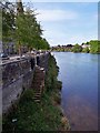 Steps down to the Tay at Queens Bridge