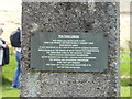 Plaque on the Ten Tors Cross