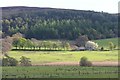 Escullion across the flood plain of Milntuim Burn