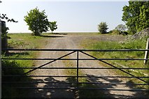 SK4941 : Gated field, Shortwood Farm by Mark Anderson