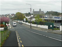 C4645 : The R238 near the crosses, Carndonagh by Humphrey Bolton