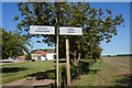 Footpath off Kirton Road at Low Farm