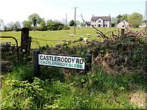 H4782 : Sign for Castleroddy Road by Kenneth  Allen