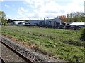 View from a Chester-Holyhead train - industrial works