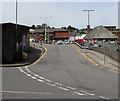 Blackwood bus station access road