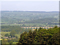 Distant view of Arthington Viaduct