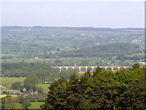 SE2645 : Distant view of Arthington Viaduct by Stephen Craven