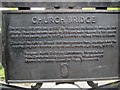 Plaque  on  the  footbridge  over  Church  Ravine