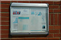 TM4762 : Information Board on the Public Conveniences by Geographer