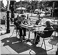 Pavement cafe, Lord Street, Southport