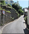 Width limit sign, Shutta Road, Looe