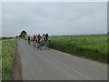 SU2499 : Cyclists near Kelmscott by Vieve Forward