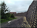 Retaining wall for new housing development