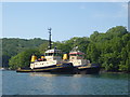 SX1252 : Tugs moored on the River Fowey by Chris Allen