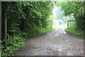 Entrance to car park, reservoir inlet