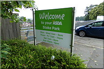 TM1542 : Welcome to Asda Stoke Park Superstore by Geographer