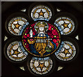 SE9276 : Baptistery window, St Andrew's church, East Heslerton by Julian P Guffogg
