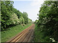 Robin Hood Line south of Langwith-Whaley Thorns station