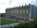 SK2670 : Scaffolding at Chatsworth House, Derbyshire by Adrian Diack