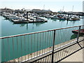 View across a marina