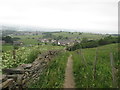 Footpath towards Hall Bower