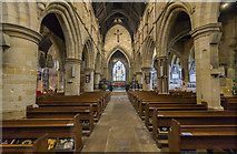 TA0489 : Interior, St Mary's church, Scarborough by J.Hannan