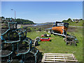 Lobster fishing paraphernalia at Bunessan