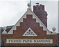 Gable, Ferme Park Mansions, Hornsey Vale