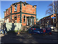 The burnt-out Great Western pub, Coventry Road, Warwick