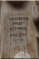 TA0830 : Whispering sweet nothings by Ian S