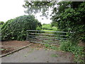 Gate at the end of Grange View Road