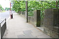 Entrance to descending steps from Rochdale Road