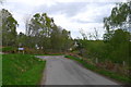 Road junction to Corry of Ardnagrask