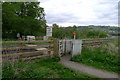 The Round Dingwall Walk at the rail crossing on the northern edge of Dingwall