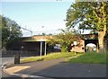 Church Road at the junction of Three Tuns Lane