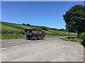 SO1033 : Army vehicle on A470 by Alan Hughes