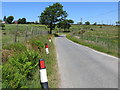 Lane and ditch protectors to the north of Rhyd-Goch