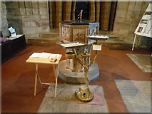 SO5868 : St. Mary's Church (Font | Burford) by Fabian Musto