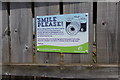 TL9990 : Sign at Hall Farm Horse Rescue Centre by Geographer