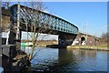 Railway viaduct over the River Lea