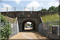 View through the railway arch on Essex Road