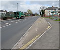 New Road bus stop and shelter, Tir-y-berth