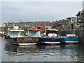 NU2232 : Boats in Seahouses Harbour by Jonathan Hutchins
