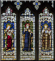 TA0067 : Stained glass window, St Peter's church, Langtoft by Julian P Guffogg