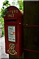 SU9837 : Vann,  an Arts and Crafts house: Post box outside by Michael Garlick