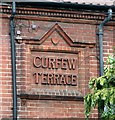 Curfew Terrace (name plaque)