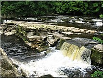 NZ1700 : River Swale Waterfalls, Richmond by G Laird